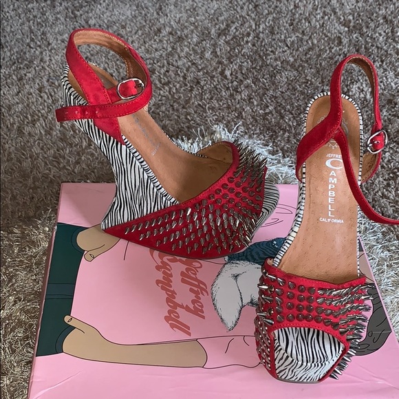 Zebra print wedges - Picture 2 of 4